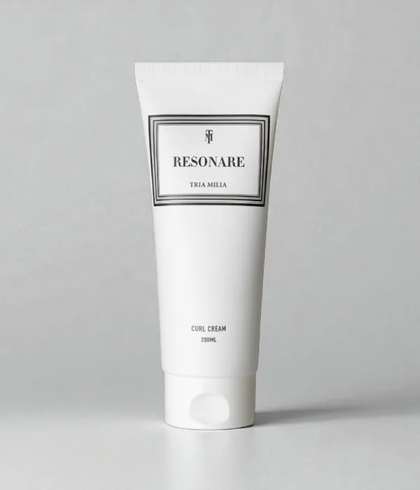 White Korean curl defining cream tube from professional salon brand JUNO HAIR