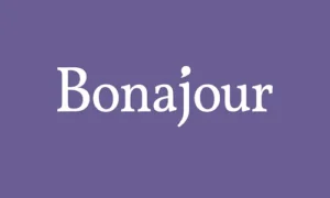 Bonajour, Korean vegan skincare brand logo