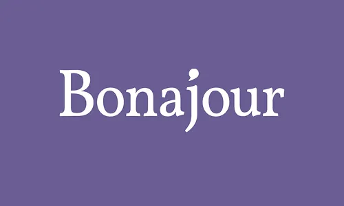 Bonajour, Korean vegan skincare brand logo