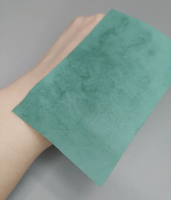 Oil paper test 10 minutes after applying the Hanyul Pure Artemisia Calming Water Cream