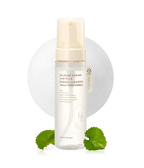 Heveblue Salmon Caring Centella Bubble Cleanser