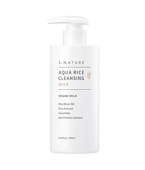 SNature Aqua Rice Korean Cleansing Milk