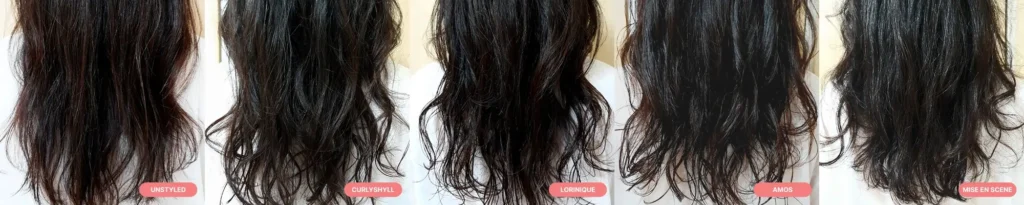 How different Korean products for wavy hair perform when styled