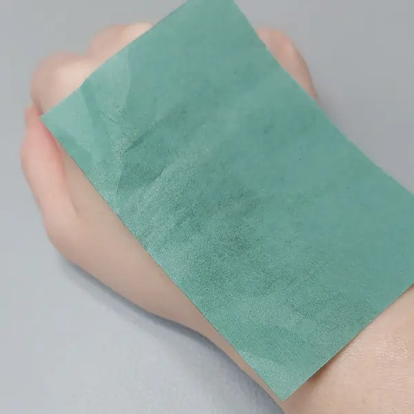 Oil paper test of Sungboon Editor Active Marine Astaxanthin Cream